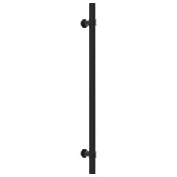 Berkfield Home Cabinet Handles 10 pcs Black 224 mm Stainless Steel - thumbnail 3