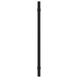 Berkfield Home Cabinet Handles 10 pcs Black 224 mm Stainless Steel - thumbnail 5