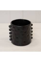 KDMD Dimpled Timeless Black Pot with Bobbins - thumbnail 1