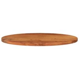 Berkfield Home Table Top 110x50x2.5 cm Oval Solid Wood Acacia in Brown - thumbnail 3