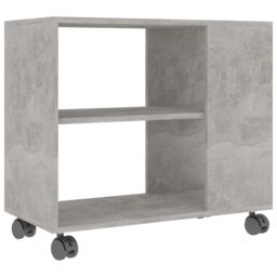 Berkfield Home Side Table Concrete Grey 70x35x55 cm Engineered Wood - Size: 70 x 35 x 55 cm - thumbnail 2