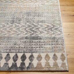 Livabliss Roma-Modern Grey Off-White Charcoal Living Dining Bedroom Rug in Dark Grey - Size: 200 cm x 275 cm - thumbnail 4