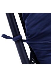 H&O Direct Indoor Outdoor Chair Cushion Thicken Bench Rocking Cushions in Dark Blue - thumbnail 6