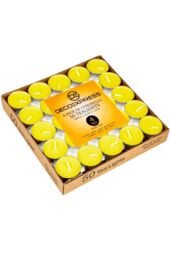 Deco Express Citronella Candles 4 Hours Pack of 50 in Yellow