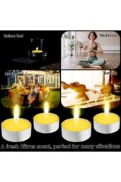 Deco Express Citronella Candles 4 Hours Pack of 50 in Yellow - thumbnail 5