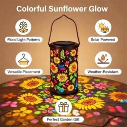 SPETLEK Sunflower Solar Lantern 1pcs - thumbnail 4