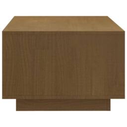 Berkfield Home Modern Coffee Table Honey Brown 110x50x33.5 cm Solid Pinewood - thumbnail 6