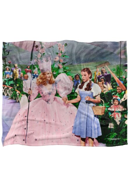 Warner Brothers The Wizard Of Oz Officially Licensed Silky Touch Super Soft Throw Blanket 152 x 127 cm in White - image 1