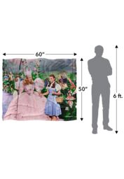 Warner Brothers The Wizard Of Oz Officially Licensed Silky Touch Super Soft Throw Blanket 152 x 127 cm in White - thumbnail 5