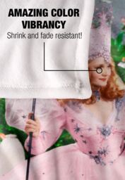 Warner Brothers The Wizard Of Oz Officially Licensed Silky Touch Super Soft Throw Blanket 152 x 127 cm in White - thumbnail 4