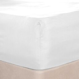 OHS Plain Bed Sheet Microfibre Deep Fitted Soft in White - Size: Single - thumbnail 2