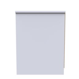 Ready Assembled 2 U Denver 2 Drawer Bedside (Ready Assembled) in White - Size: Small - thumbnail 2