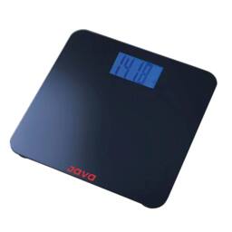 JAVA Wellness Talking Digital Bathroom Scales with Glass Platform, Announces Weight in Black - thumbnail 2