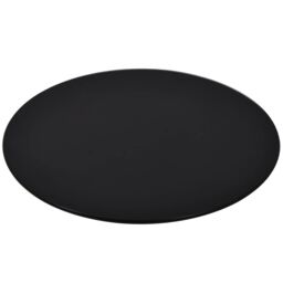 Berkfield Home Table Top Tempered Glass Round 700 mm in Black - thumbnail 2