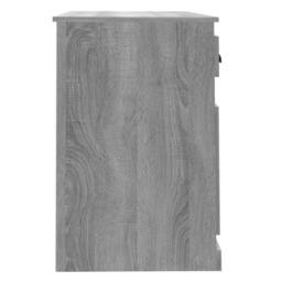 Berkfield Home Elegant Desk with Drawer Grey Sonoma 115x50x75 cm Engineered Wood - Size: 115 x 50 x 75 cm - thumbnail 7