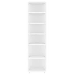 Berkfield Home Shoe Cabinets 2 pcs White 27.5x27x102 cm Engineered Wood - thumbnail 5