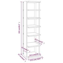Berkfield Home Shoe Cabinets 2 pcs White 27.5x27x102 cm Engineered Wood - thumbnail 8