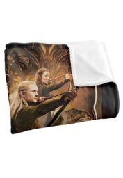 Warner Brothers The Hobbit The Desolation Of Smaug Officially Licensed Silky Touch Super Soft Throw Blanket 152 x 127 cm in White - thumbnail 3