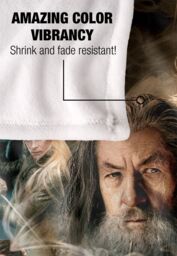 Warner Brothers The Hobbit The Desolation Of Smaug Officially Licensed Silky Touch Super Soft Throw Blanket 152 x 127 cm in White - thumbnail 4
