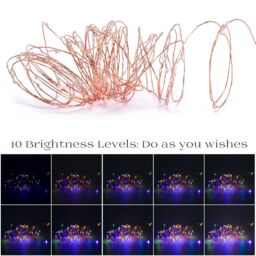 Xample 100 LEDs Fairy String Lights Indoor/Outdoor in Gold - thumbnail 2