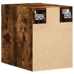 Berkfield Home Wall Cabinet Smoked Oak 30x42.5x40 cm Engineered Wood in Brown - thumbnail 6