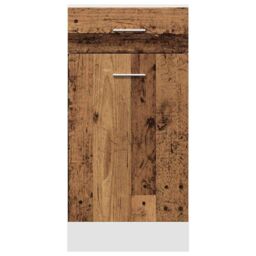 Berkfield Home Drawer Bottom Cabinet Lyon Old Wood 40x46x81.5 cm Engineered Wood in Brown - thumbnail 4