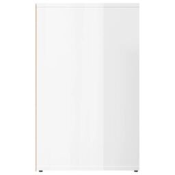 Berkfield Home Dressing Cabinet High Gloss White 80x40x65 cm Engineered Wood - Size: 80 x 40 x 65 cm - thumbnail 4