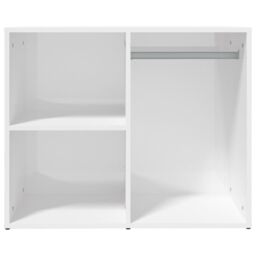 Berkfield Home Dressing Cabinet High Gloss White 80x40x65 cm Engineered Wood - Size: 80 x 40 x 65 cm - thumbnail 3