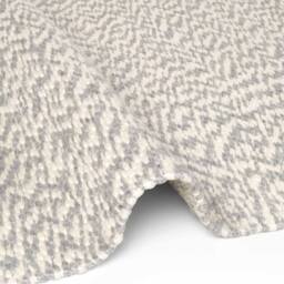THE RUGS Lyon Handwoven Wool Beans Rug Living Room in Grey - Size: 200 cm x 290 cm - thumbnail 7