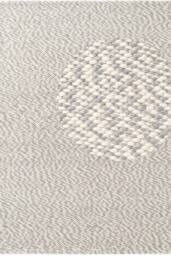 THE RUGS Lyon Handwoven Wool Beans Rug Living Room in Grey - Size: 200 cm x 290 cm - thumbnail 1