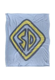Warner Brothers Scooby Doo Officially Licensed Silky Touch Super Soft Throw Blanket 152 x 127 cm in White - thumbnail 1