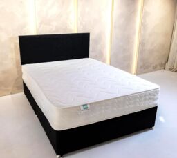 DFI Beds & Home Sleepwell Budget Pocket Mattress - 4ft in Natural - Size: Double - thumbnail 1