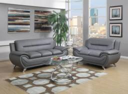 SquareBoxx Saturn 3 + 2 Sofa Set Grey - thumbnail 2
