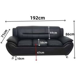 SquareBoxx Saturn 3 + 2 Sofa Set Grey - thumbnail 5