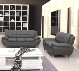 SquareBoxx Saturn 3 + 2 Sofa Set Grey