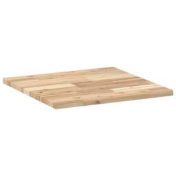 Berkfield Home Table Top Square 50x50x2 cm Solid Wood Acacia in Brown - Size: 50 x 50 x 2 cm - thumbnail 7