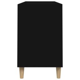 Berkfield Home Shoe Cabinet Black 102x36x60 cm Engineered Wood - Size: 102 x 36 x 60 cm - thumbnail 6
