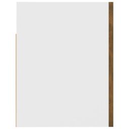 Berkfield Home Hanging Cabinet Smoked Oak 60x31x40 cm Engineered Wood in Brown - Size: 60 x 31 x 40 cm - thumbnail 6