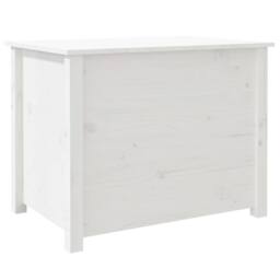Berkfield Home Beautiful Coffee Table White 71x49x55 cm Solid Wood Pine - Size: 71 x 49 x 55 cm - thumbnail 9