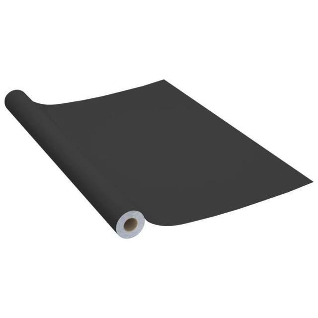 Berkfield Home Self-adhesive Furniture Films 2 pcs Black 500x90 cm PVC - image 1