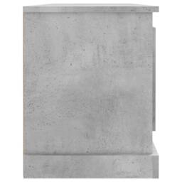 Berkfield Home TV Cabinet Concrete Grey 100x35.5x45 cm Engineered Wood - thumbnail 7