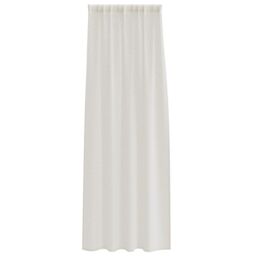 Berkfield Home Curtains with Curtains 2 pcs Cream 140 x 245 cm Polyester - thumbnail 3