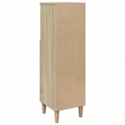 Berkfield Home Bathroom Cabinet Sonoma Oak 30x30x100 cm Engineered Wood in Light Oak - Size: 30 x 30 x 100 cm - thumbnail 6