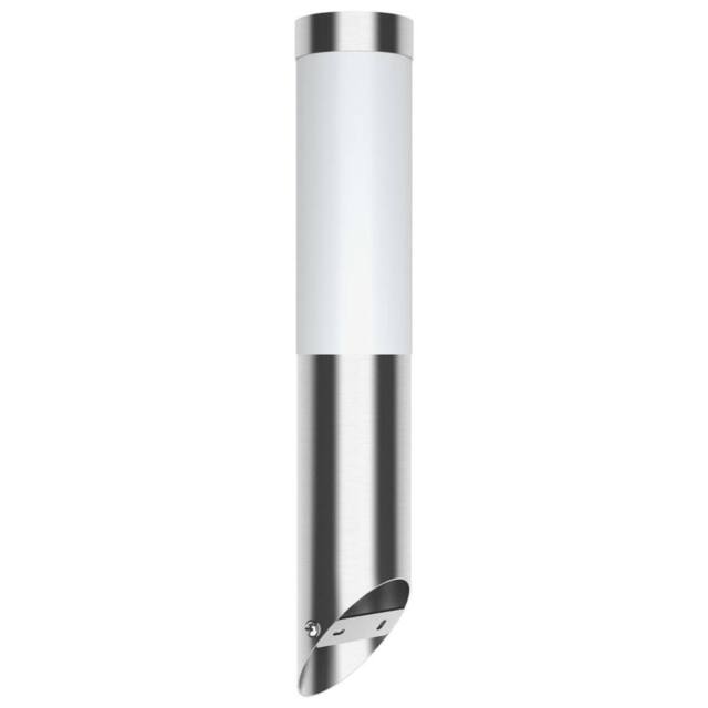 Berkfield Home Wall Lamp Waterproof Stainless Steel 60 W in Silver - image 1