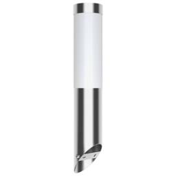 Berkfield Home Wall Lamp Waterproof Stainless Steel 60 W in Silver - thumbnail 1
