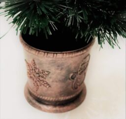 Shatchi 2Ft/60cm Multicolour Fibre Optic Christmas Tree LED Pre-Lit in Green - Size: 2ft - thumbnail 3