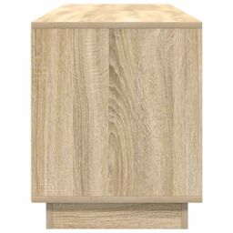 Berkfield Home TV Cabinet with LED Lights Sonoma Oak 160.5x41x50 cm in Brown - thumbnail 8