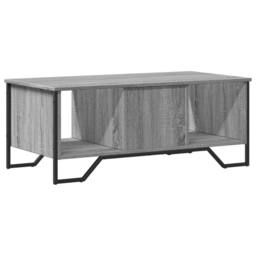 Berkfield Home Durable Coffee Table Grey Sonoma 100x51x40 cm Engineered Wood - Size: 100 x 51 x 40 cm - thumbnail 7