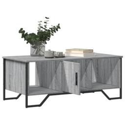 Berkfield Home Durable Coffee Table Grey Sonoma 100x51x40 cm Engineered Wood - Size: 100 x 51 x 40 cm - thumbnail 9