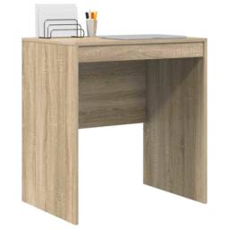 Berkfield Home Modern Computer Desk Sonoma oak Engineered wood 70 x 50 x 76 cm in Light Brown